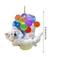 thumbnail image 3 of Vikakiooze Home Decor Car Cute Dog Hanging Ornament With Bubbles-Hanging Ornament Decors 2D Effect, 3 of 3