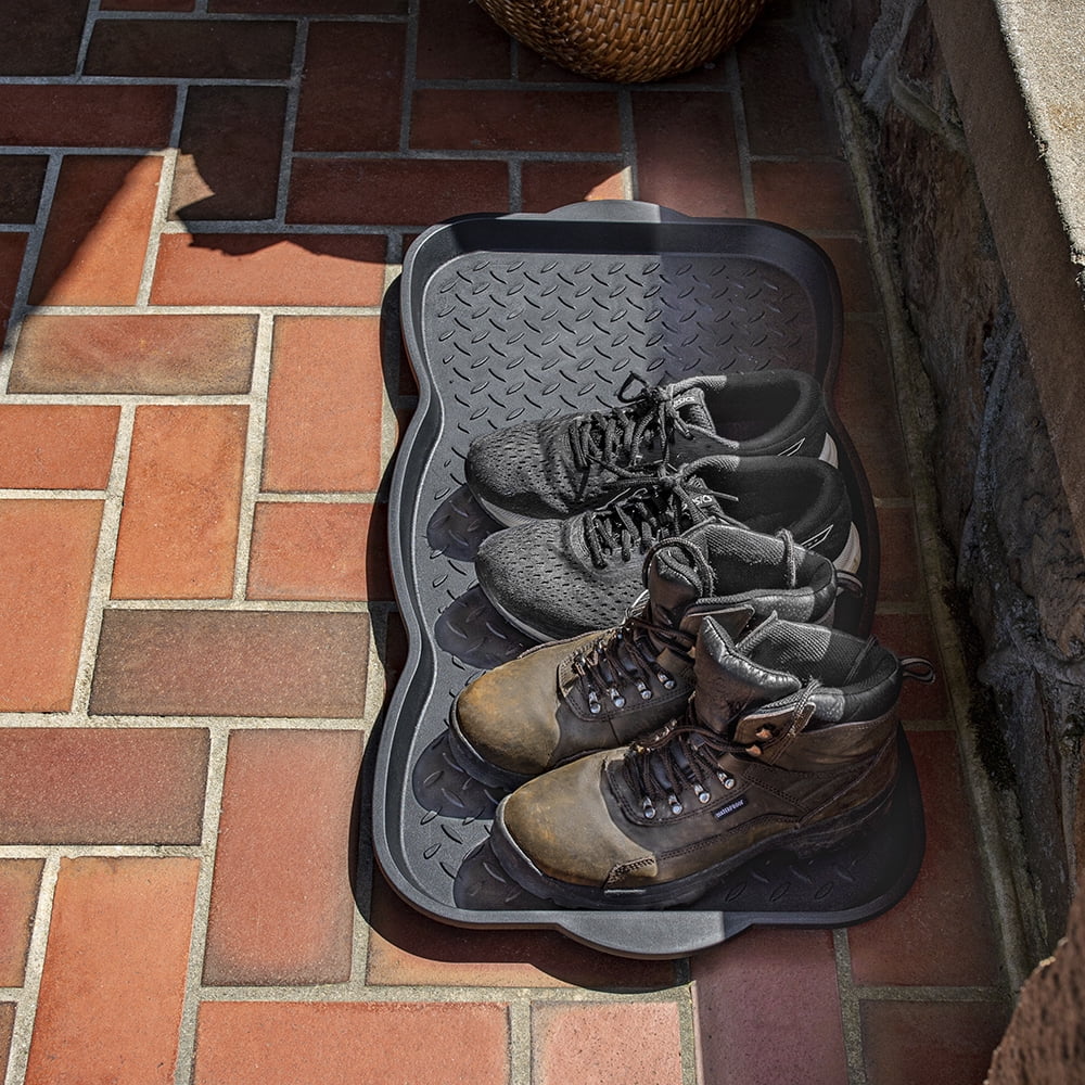 Mohawk Home Boot Tray, Black, 1' 3" x 2' 5"