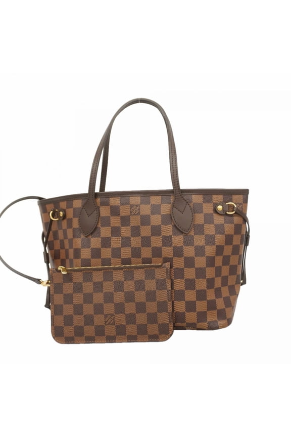 Pre-Owned Louis Vuitton Damier Neverfull PM Tote Bag N41359 Ebene (Women's)