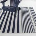 thumbnail image 3 of Balta Marius Striped Indoor/Outdoor Area Rug Charcoal 7'10" x 10' 8' x 10' Black, 3 of 15