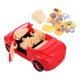 thumbnail image 4 of 1 establecer la camioneta de picnic familiar con la vajilla de simulación y la comida en miniatura para el juego de roles imaginativos, ideal para niños y niños pequeños, 4 of 6