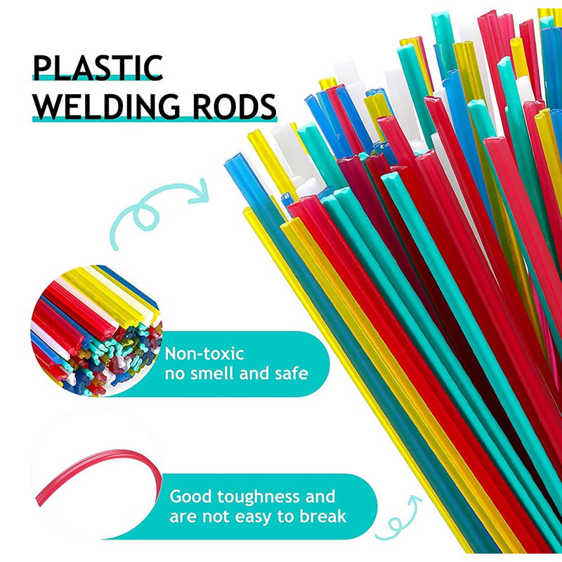 OIMERRY 30W Plastic Repair Kit with 100PCS Plastic Welding Rods PP/PVC/PE 