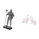 thumbnail image 5 of Estatua de fusión de elefantes y caballeros majestuosos, adorno de mesa único para entrada, chimenea, dormitorio, oficina, decoración del hogar, regal, 5 of 8
