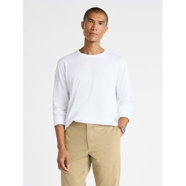 Free Assembly Men's Long Sleeve Everyday T-Shirt
