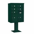 thumbnail image 4 of Salsbury Industries Pedestal Mounted 5 Units 8 Door Front Load 4C Horizontal Cluster Box Unit with 2 Parcel Locker, 4 of 6