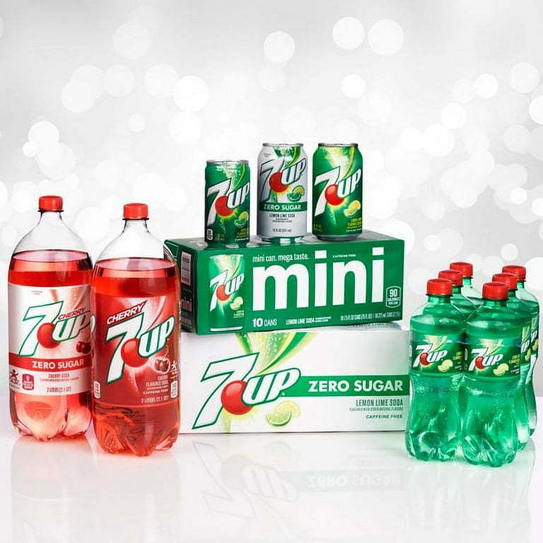 Drink me eat me : seven oriental beauti… 7UP Tropical Caffeine Free Lemon Lime Mango Peach Soda Cans