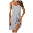thumbnail image 1 of Chemise de Nuit Sans Manches pour Femme Robe de Pyjama à Encolure Dos Nageur Robe de Sommeil Chemise de Nuit Sans Manches Chemise Grande Taille Robe de Nuit Chemises de Nuit pour Dames T-Shirt Chemises de Nuit Robe de Nuit Chemise de Sommeil Grande Chemise Vêtement de Nuit, 1 of 3