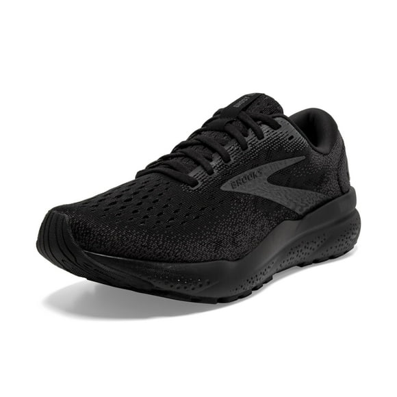Brooks Women’s Ghost 16 Neutral Running Shoe - Black/Black/Ebony - 10.5 Medium