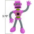 thumbnail image 3 of Birthday Party Favors Robots Bendable Figure 12-Pack (4 Assorted Colors!), 3 of 3