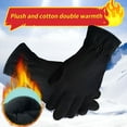 thumbnail image 4 of TELOLY 2026 New Winter Gloves -30°F Cold Proof Deerskin Suede Leather Insulated Water-Resistant Windproof Thermal Glove for Driving Hiking Snow Work in Cold Weather, 4 of 7