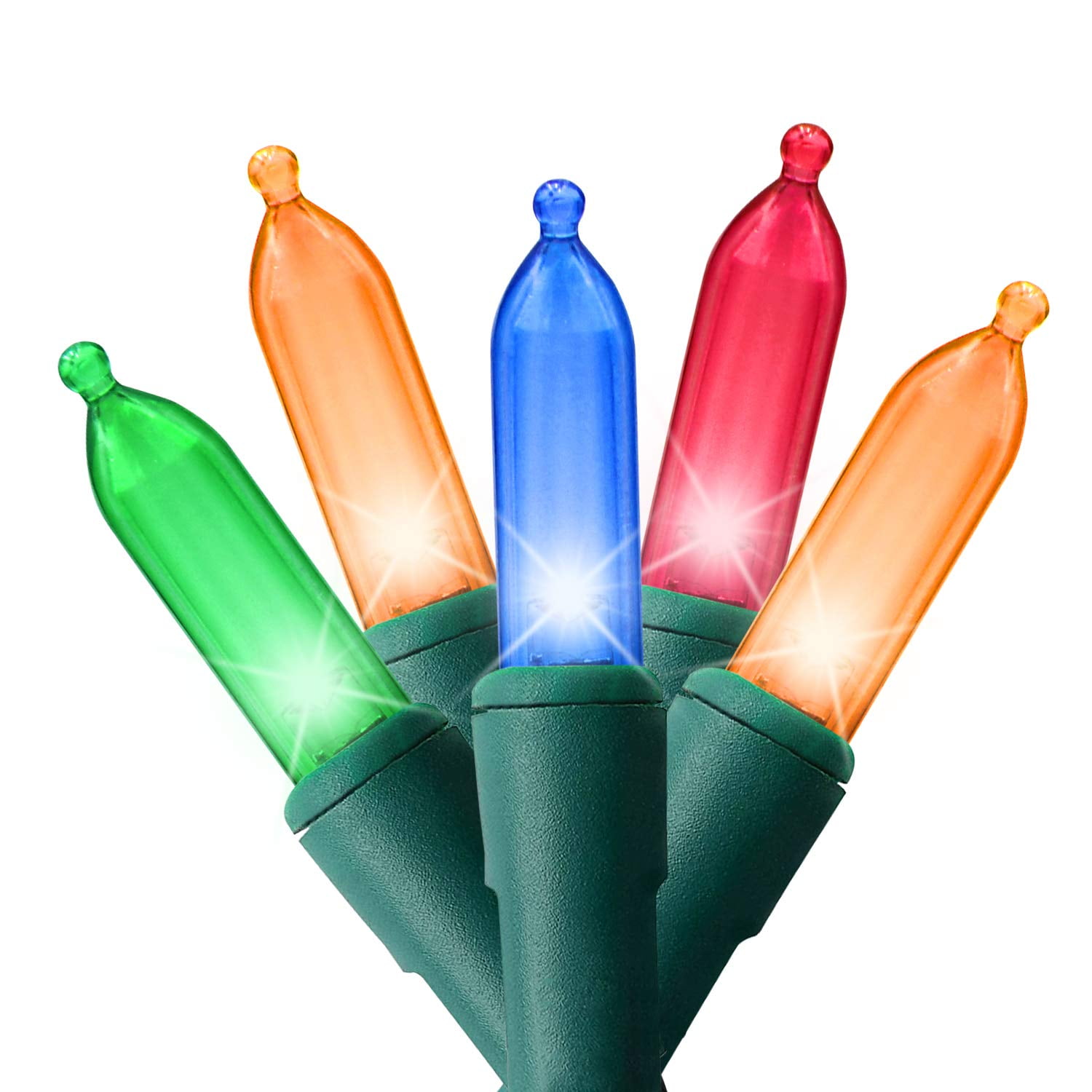 LOENDE Christmas Lights, 50 LED 16.4 FT Christmas Mini String Light Set