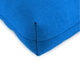 thumbnail image 4 of Jordan Manufacturing 18" x 18" Celosia Princess Blue Crosshatch Square Tufted Contoured Outdoor Wicker Seat Cushion (2 Pack), 4 of 12