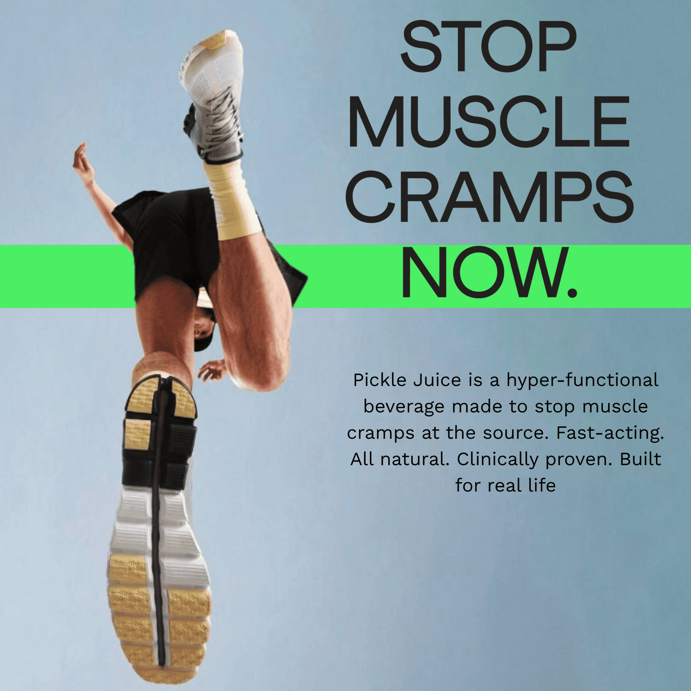 Pickle Juice Muscle Cramp Relief Drink, Clinically Proven, Extra Strength, 1 Gallon