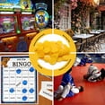 thumbnail image 5 of Hakitaroom Juego De 100 Fichas De Juego De Fichas De Póquer De Plástico Opaco Con Caja De Almacenamiento (Amarillo 1,58 Pulgadas), 5 of 5