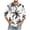 White A, variant on SGFCWSX Men's 3/4 Sleeve T-Shirt, Casual Graphic Print Crewneck Beach Tee for Men Purple Size XL