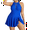Royal Blue, variant on Gdvsclr Plus Size Tummy Control Swimwear Oversized Vintage Classic Bathing Suit Woman Breathable Swim Suits Royal Blue L