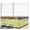 20 Pickets Straight + W 84'' x H 36'', variant on Picket Fence Post 30" High for Straight Vinyl PVC Garden Fence White