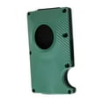thumbnail image 4 of Titular de la tarjeta de crédito de los hombres, cartera del bolsillo del dinero para el viaje de los regalos del marido Verde, 4 of 8