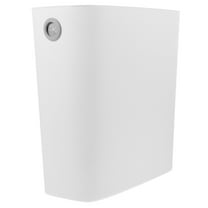 Uonlytech White Trash Can Elegant Look for Storing Things in Narrow Spaces