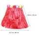 thumbnail image 5 of WORGEOUS Conjunto de falda de estilo hawaiano, pulseras de tocado de flores de simulación, guirnalda colgante, accesorios para disfraces de fiesta (rojo), 5 of 7