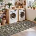 thumbnail image 5 of YOUFORTONG Washable 2x8 Hallway Runner Rug,Vintage Water-Resistant Non Slip Indoor Rug,Ultra Soft Low Pile Floor Mat for Kitchen Entryway Living Room Bedroom Bathroom Dining Room,Green, 5 of 6
