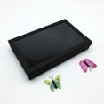 thumbnail image 4 of Jumpingount Tapa de caja de anillo de 36 orificios, contenedor de pendientes creativos, ranura para joyería de diamantes de imitación, accesorio para Ropa, zapatos y accesorios Miscelánea Negro Jumpingount  AP015645-01, 4 of 6