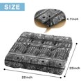 thumbnail image 3 of 22 Inch Square Meditation Cushion, Dutch Velvet Boho Floor Pillow for Yoga, Reading Nook, and Lounging, 3 of 7
