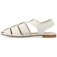 thumbnail image 3 of Journee Womens Cailinna Caged Buckle Square Toe Flats, Widths Available, 3 of 10