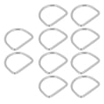 thumbnail image 2 of Demi-Anneaux, 10 Pcs Anneaux en Métal Inoxydable 316 Demi-Anneaux Performance Fiable, 2 of 8