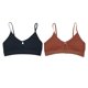 thumbnail image 1 of 2 uds para mujer deportivo con tirantes finos sin aros almohadilla acolchada Crop colores Salvador Dali Sujetador de encaje con aros, 1 of 10