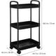 thumbnail image 4 of Carrito de almacenamiento con ruedas de 3 niveles, organizador compacto para dormitorio, cocina y montaje, diseño robusto, almacenamiento versátil, 4 of 9