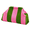 Green, variant on Striped Diamond Cloud Handbag for Women, 1 Pack Soft Knitted Crossbody Purse, Lightweight Clip Top Shoulder Clutch Bag for Everyday Style Travel(RL)