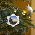 thumbnail image 7 of 3drose, British Columbia, Salt Spring, Mt. Maxwell Sunrise-cn02 Rti0152 - Rob Tilley, 3 inch Snowflake Porcelain Ornament, 7 of 7