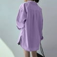 thumbnail image 2 of Clothing 2025 Super Soft Wrinkle Free Button Down Shirts for Women Formal Work Dress Blouses Tops Womens Button Down Shirts Boyfriend Long Sleeve Oversized Blouses Tops, 2 of 6