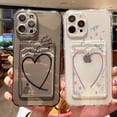 thumbnail image 2 of Funda de teléfono transparente con tarjetero para iPhone 15 Pro Max, carcasa de bolsillo con billetera para iPhone 11, 13, 12, 14 Pro Max, XR, X, XS, 8, 7, 14, 15 Plus, SE, 2 of 5