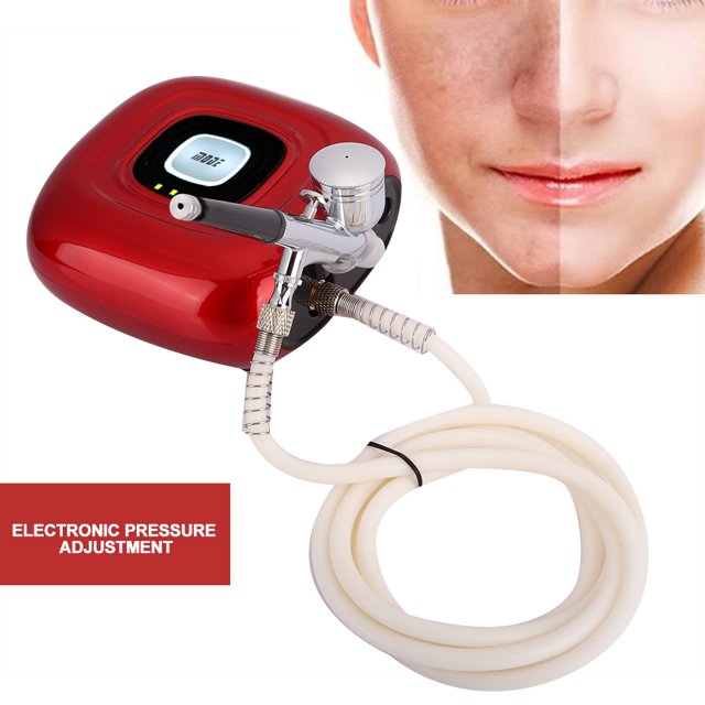 Kit de maquillaje con aerógrafo máquina de hidratación facial pulverizador de oxígeno y agua inyección de oxígeno y agua pulverizador para el hogar rojo ANGGREK Otros