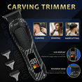thumbnail image 4 of LQT  Professional Hair Clipper Kit for Men，Hair Clipper，Hair Trimmer & Beard Electric Razor Kit，sufficient battery life，Cordless Motor, LED clearly displays working status,Adjustable Fade, 4 of 7