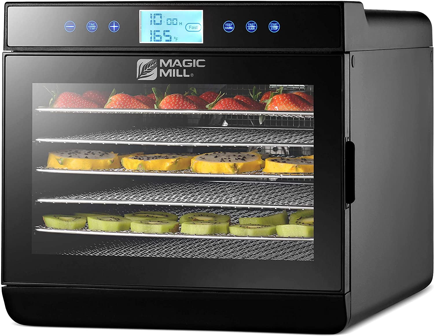 Magic Mill Food Dehydrator Machine Easy Setup, Digital Adjustable