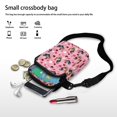 thumbnail image 7 of HELLHERO Women Adjustable Shoulder Strap Cross Body Purse for Women Travel Daily Use Shoulder Purse Polyester 4.33x1.97x7.09, Roosters Hearts Gifts, 7 of 7