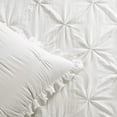 thumbnail image 3 of Lush Decor Ravello Jupe à Volants Couvre-Lit Blanc Style Shabby Chic Ferme Léger Ensemble 3 Pcs Queen, 3 of 4