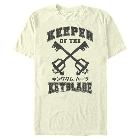 Men's Kingdom Hearts 1 Clashing Blades  T-Shirt - Beige - Medium