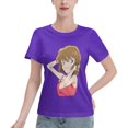 thumbnail image 1 of T-Shirt Basique à Manches Courtes pour Femmes Detective Conan Haihara Ai, 1 of 6