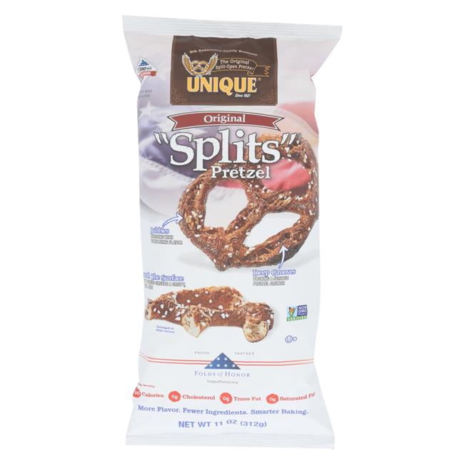 Unique Pretzels Pretzels Original Splits, 11 Oz.