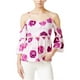 thumbnail image 1 of Kensie Blusa de punto para mujer Rose Garden, Púrpura, Mediana Kensie Tejer, 1 of 2