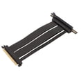 thumbnail image 2 of Cable de extensión para tarjeta gráfica PCIE 4.0 X16, cable elevador flexible de alta velocidad de 90 grados para PCIE 3.0, 2 of 14