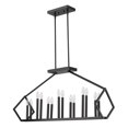 thumbnail image 1 of homeroots lighting 398146 Luca 14-Light Matte Black Island Pendant, 1 of 1