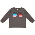 thumbnail image 3 of Inktastic Born in America Boys or Girls Long Sleeve Toddler T-Shirt, 3 of 5