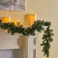thumbnail image 6 of GDF Studio Christmas Garland with Frosted Needles, 15 Red Berries, 15 Pine Cones, and 50 LED Warm White Lights â Battery Operated with Timer, Set of 2, 6 of 6