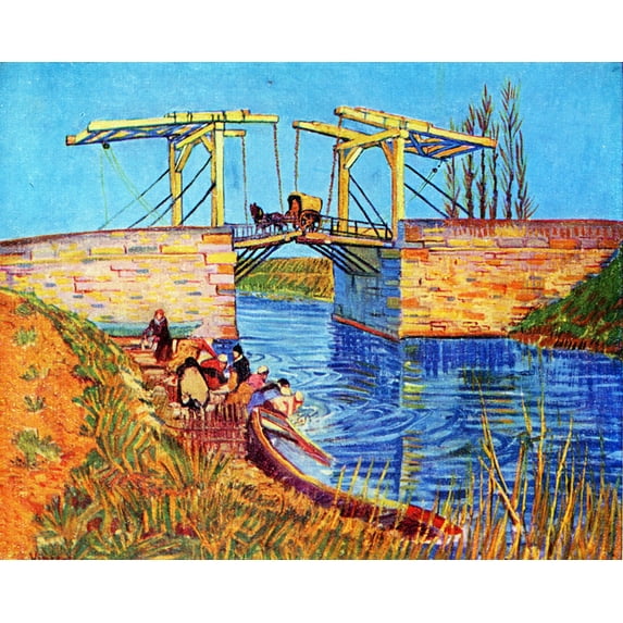 Pont de L'Anglois - Van Gogh - CANVAS OR PRINT WALL ART