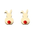 thumbnail image 3 of Monstrate Paquete de 5 rebanadas de de conejo lindas decoraciones de Pascua estilo Simple Scrapbooking manualidades regalos de aniversario Type3 NO3 Monstrate CBP191368, 3 of 6